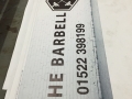 the barbell room banners