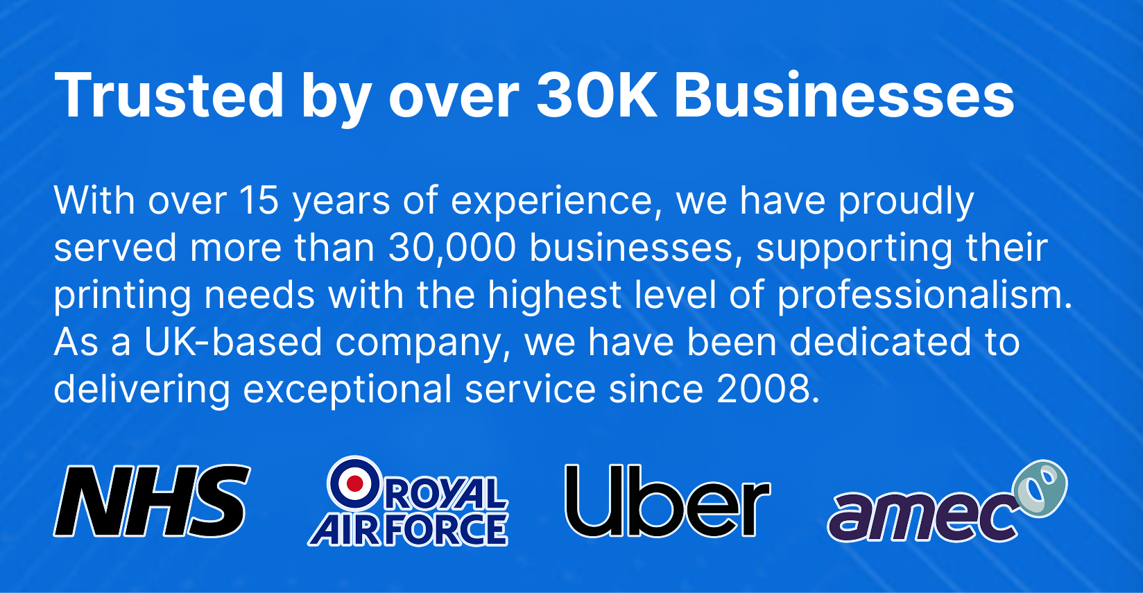 Trusted by over 30K Businesses