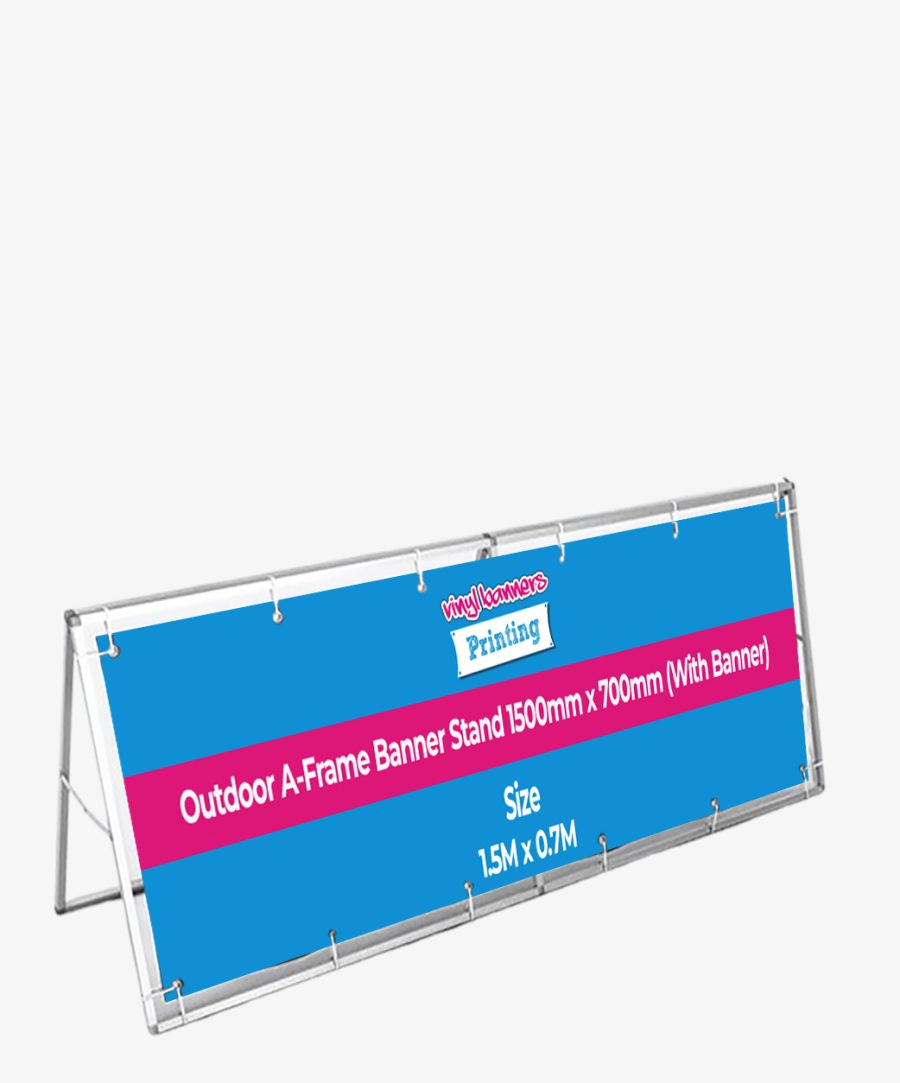 Outdoor A-Frame Banner Stand 1500mm x 700mm (With Banner)