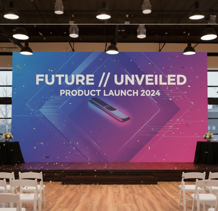 Custom Made Back Drop