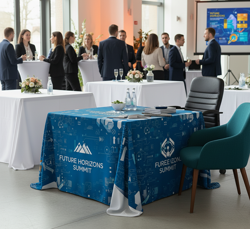 Custom Printed Conferences & Seminars Tablecloths & Covers