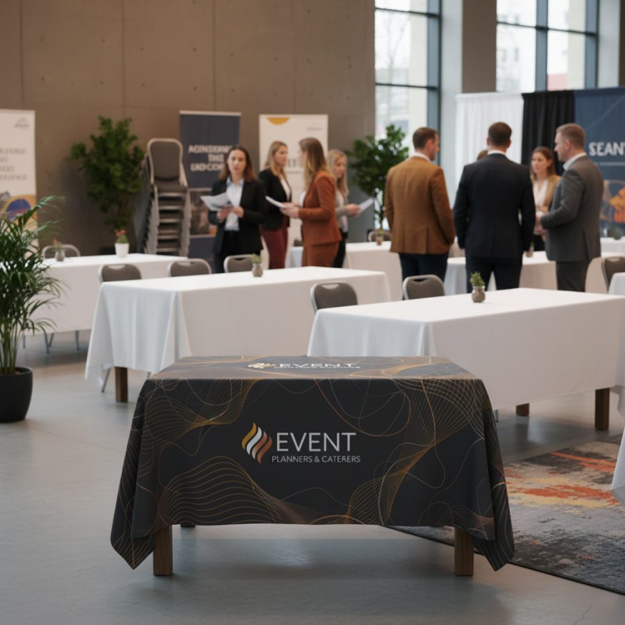Custom Printed Event Planners & Caterers Tablecloths & Covers