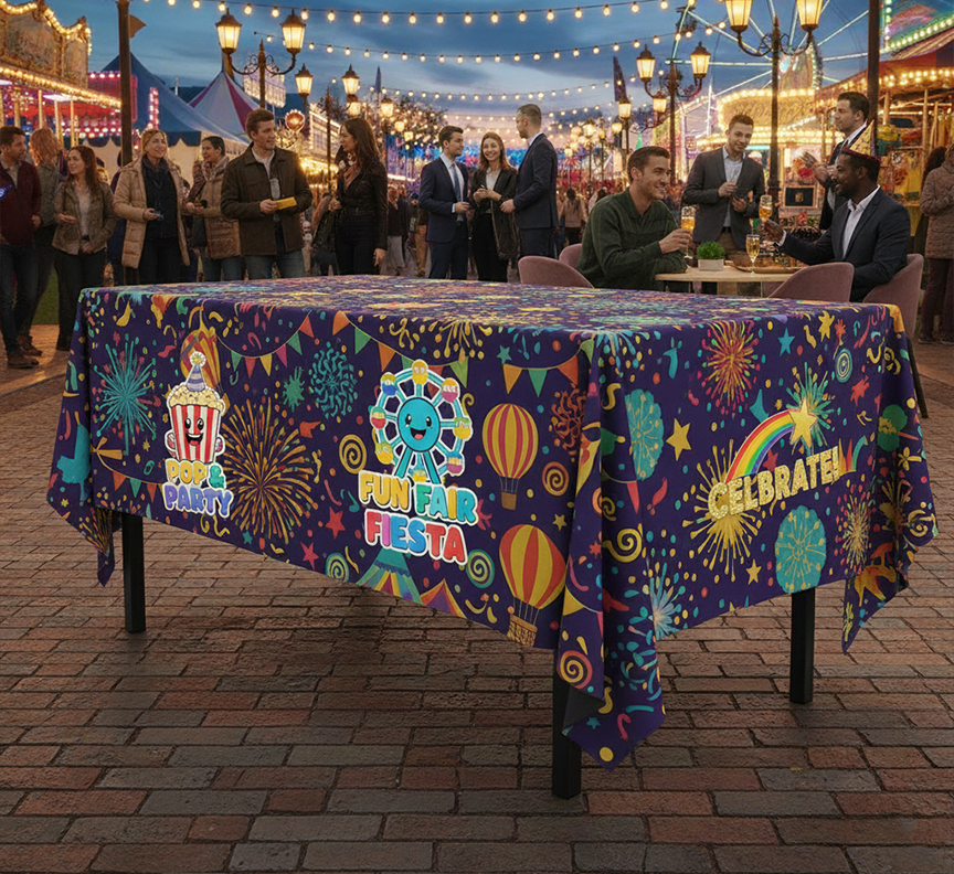 Printed Tablecloths & Covers