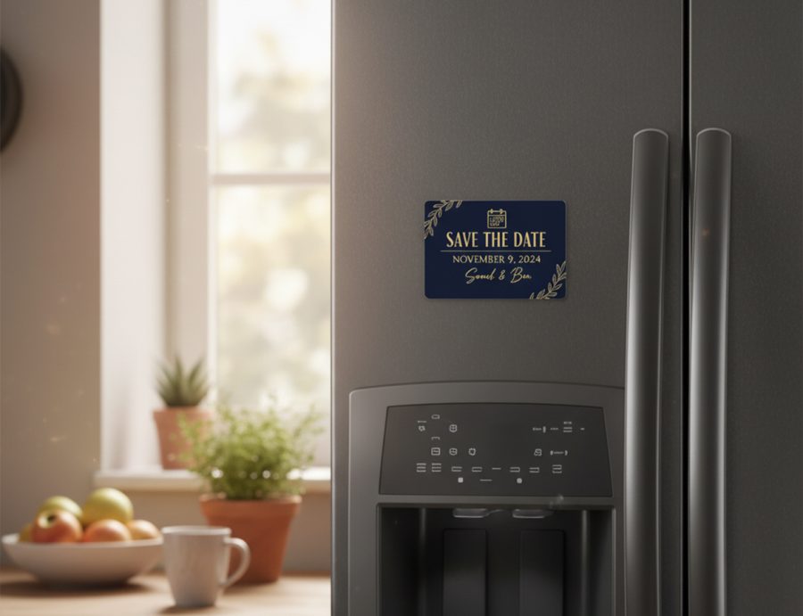 Personalised Save the Date Fridge Magnets