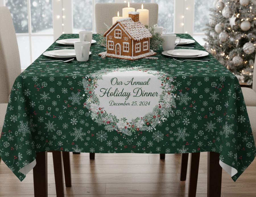 Personalised Printed Seasonal Gatherings Tablecloths & Covers