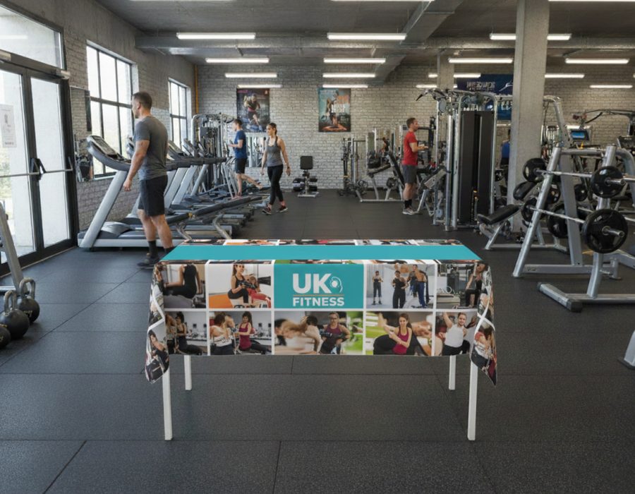 Custom Printed Sports Clubs & Gyms Tablecloths & Covers