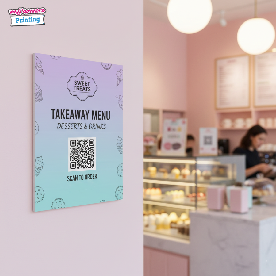 Soft Board Temporary Takeaway Information Boards