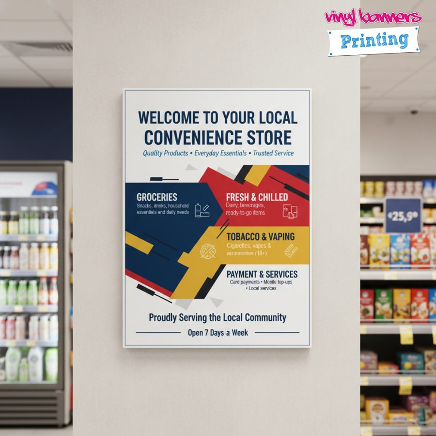 Shop Display Board Printing