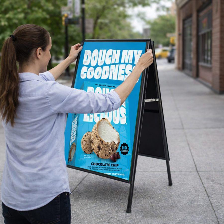 Sandwich A Frame Pavement Sign 900mm x 600mm Replacement Graphics